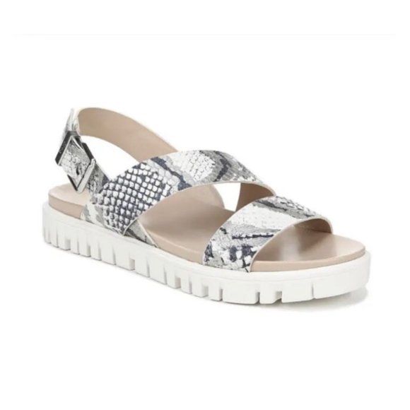 Circus by Sam Edelman Womens Nadine Platform Snakeskin Reptile Sandals Shoes 8.5 - Picture 1 of 8